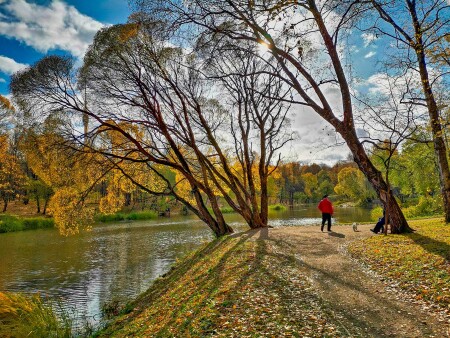 Цветопись света в атмосфере прозрачности
