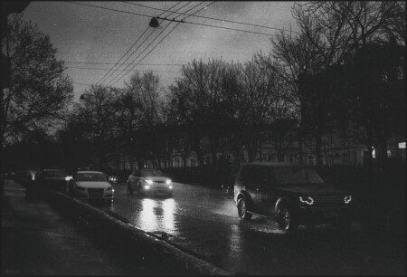 Дождь на бульваре