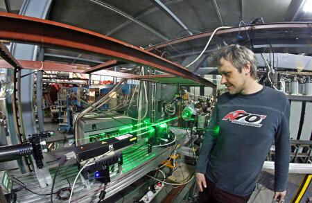 Портрет с лазером