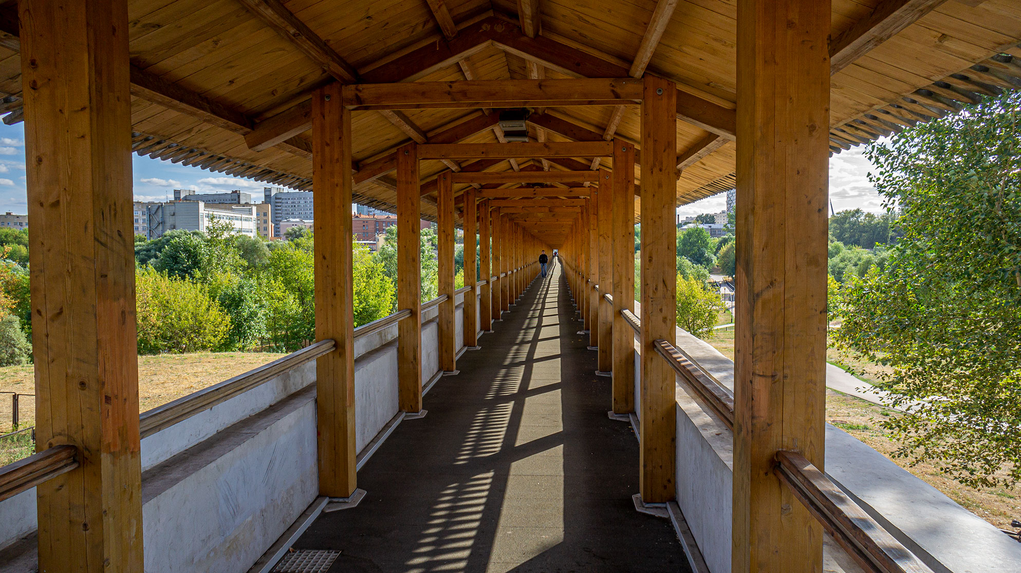 Крыша ростокинского акведука в Москве