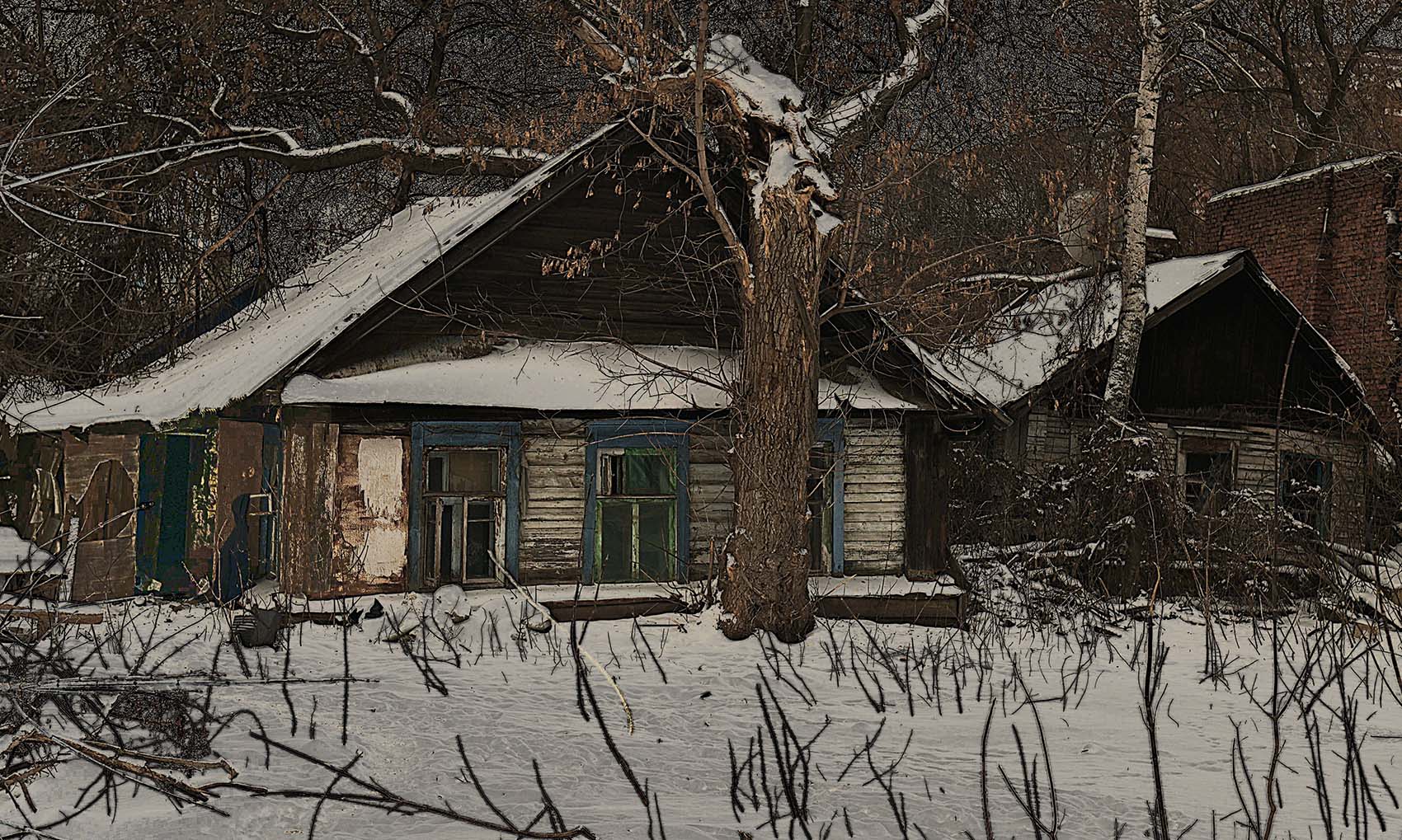 Старый дом готов к зиме