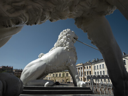 Львиный мостик. Санкт-Петербург