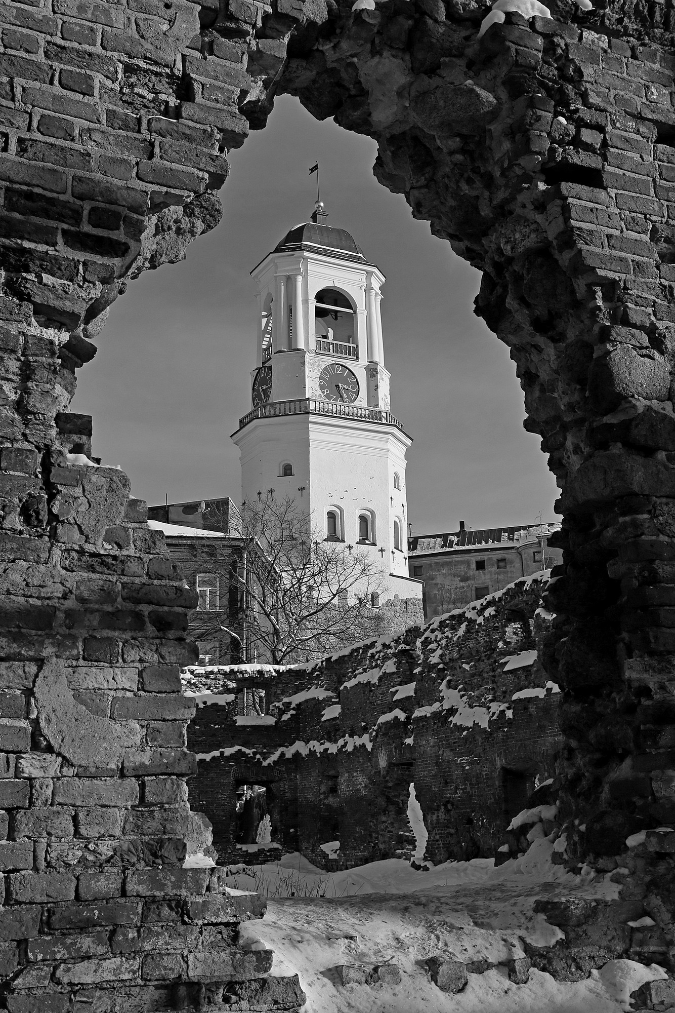 Выборг. Часовая башня.