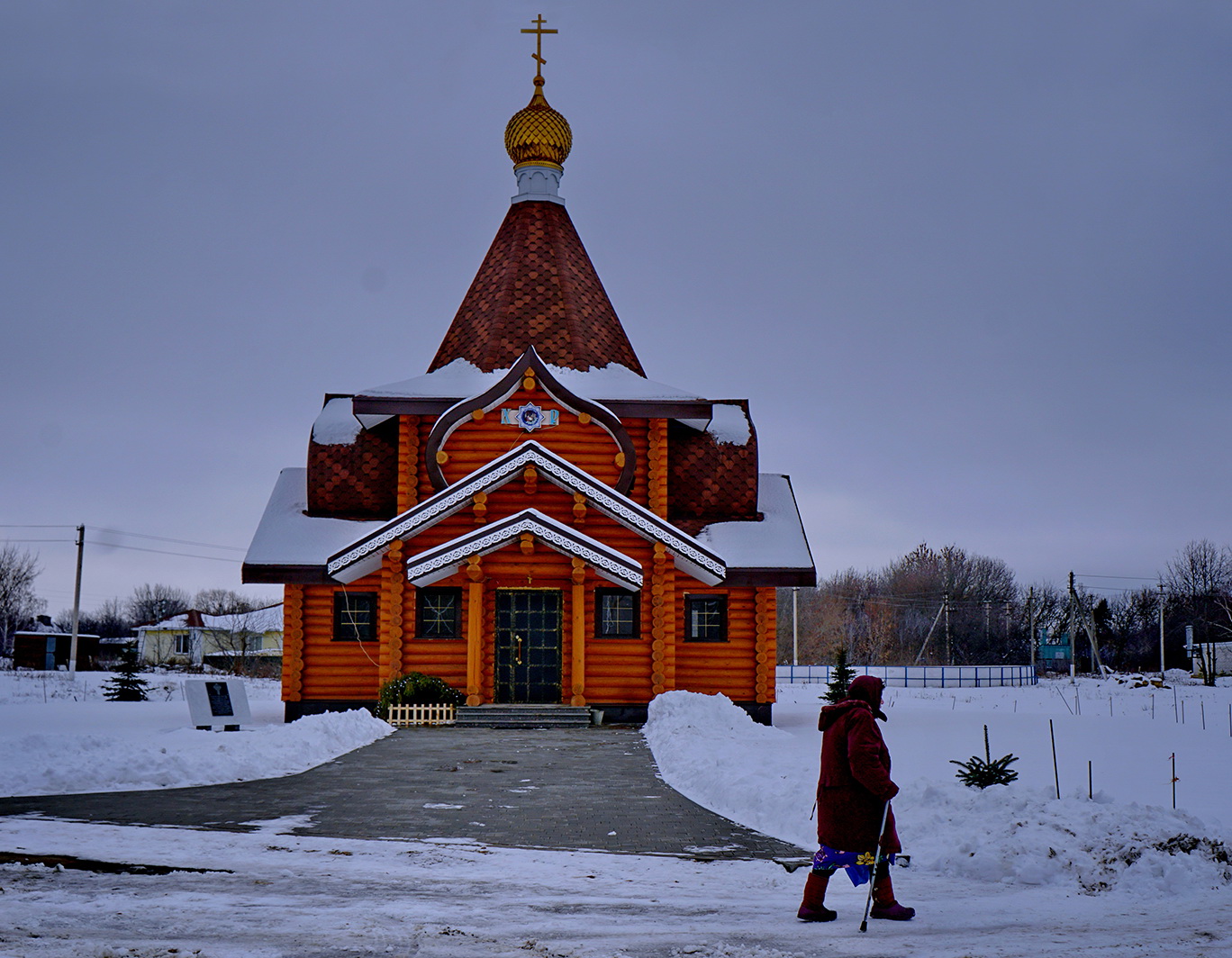 Деревенская церковь.