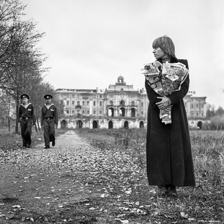 Ульяна. Стрельна, Константиновский дворец, октябрь 2000.