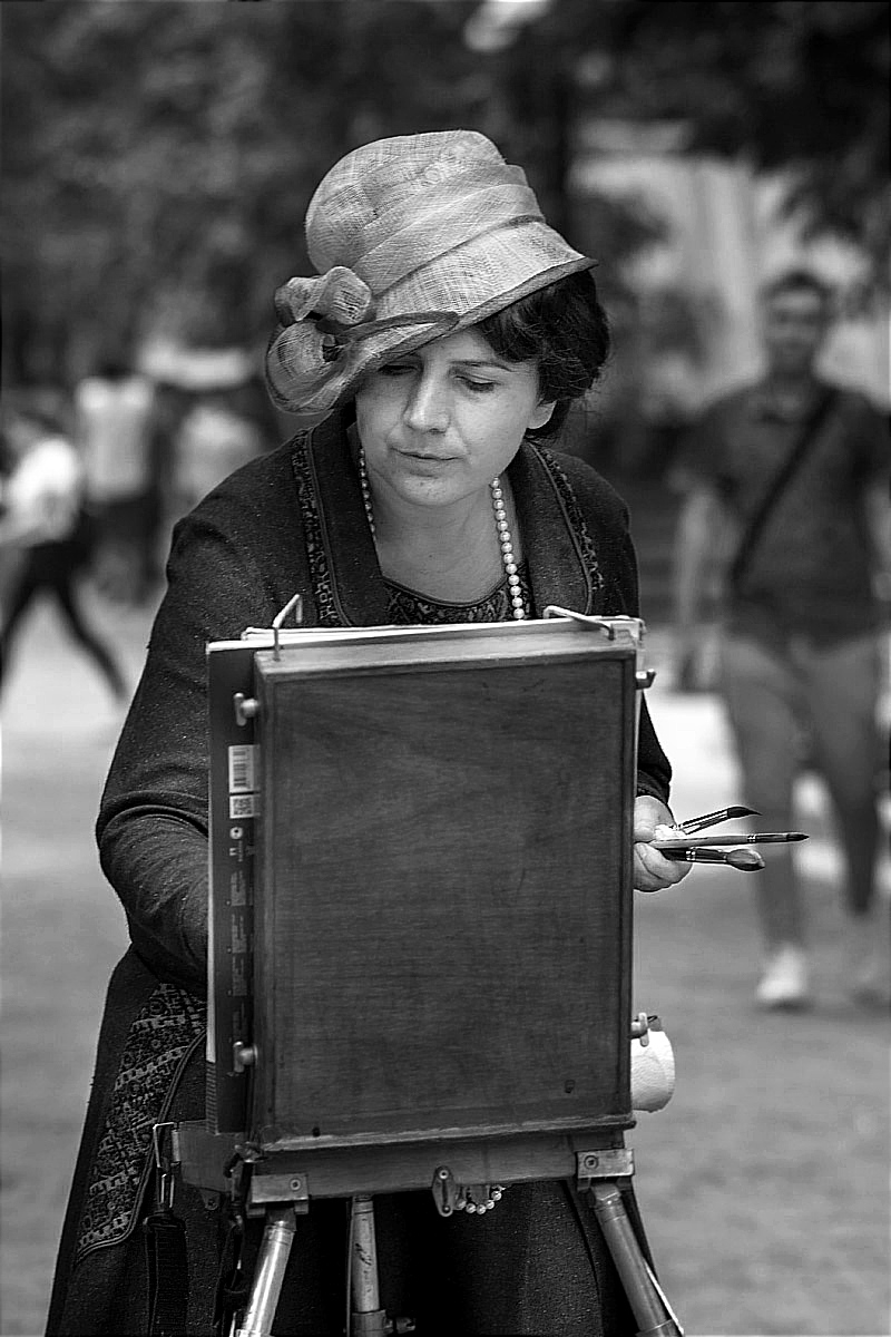 Душа художницы (чб)