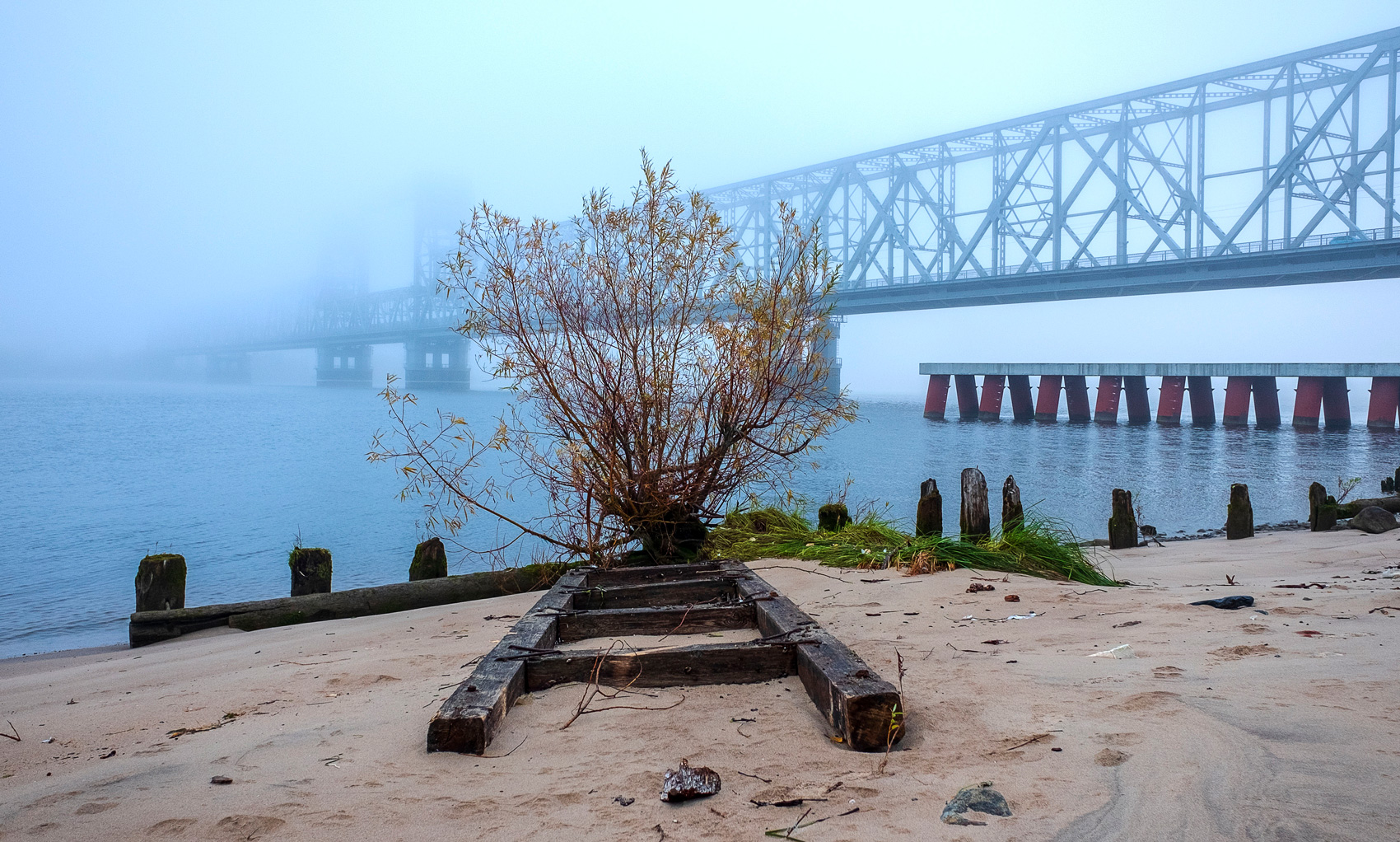 Вид на Северодвинский мост (Архангельск)