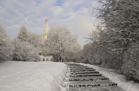 Дорога к церкви Вознесения(Коломенское)