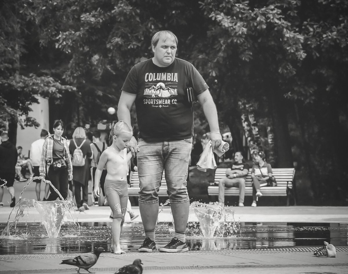 Папа, мне совсем не холодно!