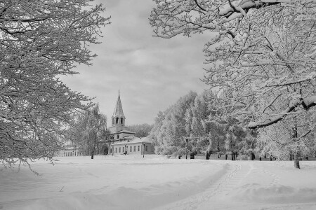 Коломенское в чб