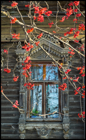 За окошком осень