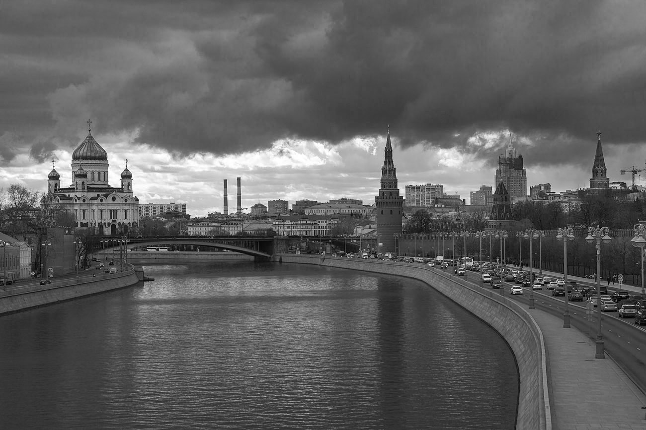 Дорога к Центру города(Москва)