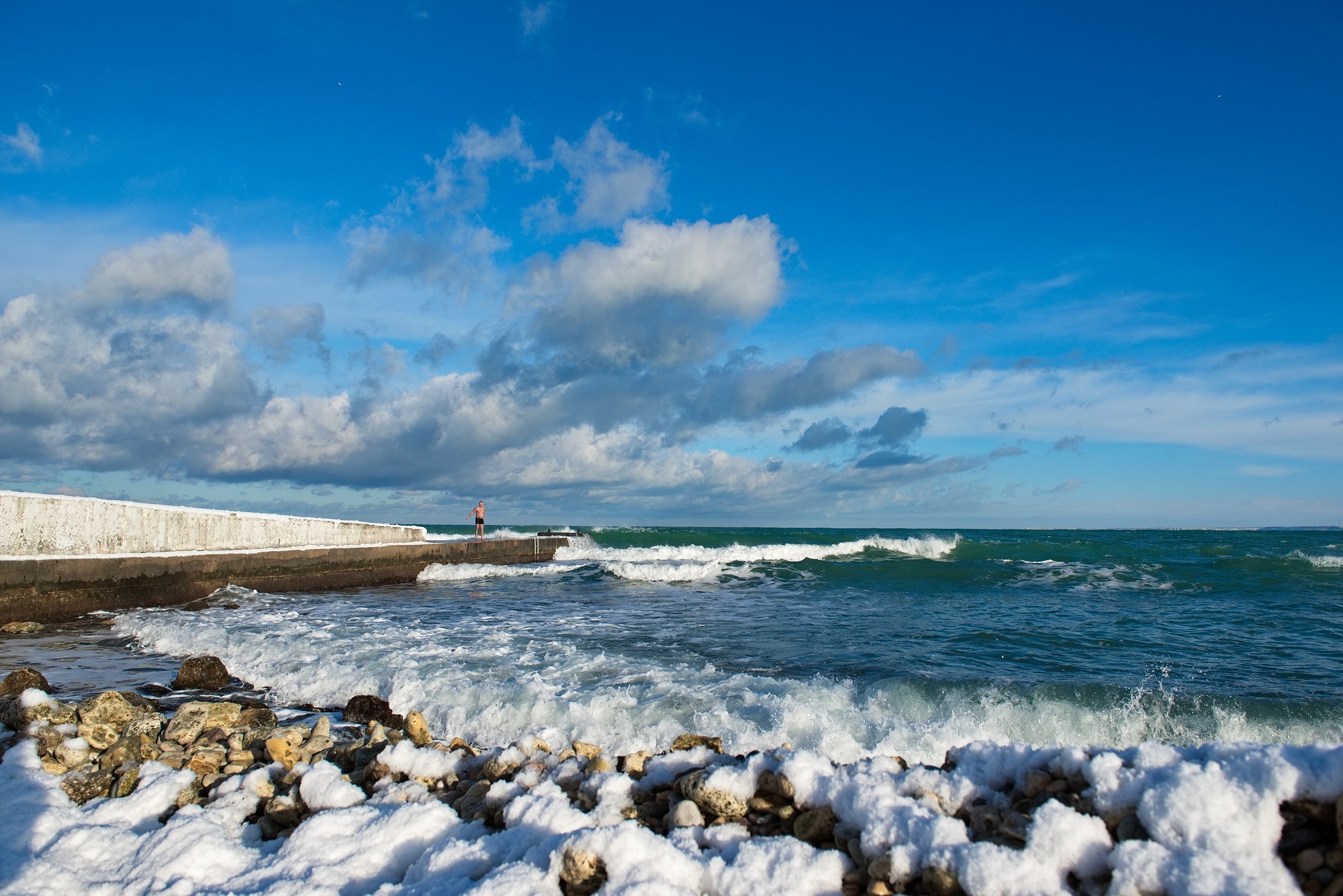 Январское Чёрное море