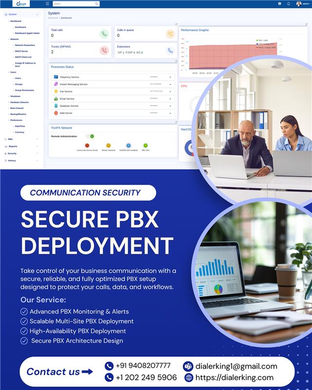 Keep Your Call Center Safe with Dialerking’s Secure PBX Deployment