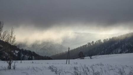 туманное утро 2 января