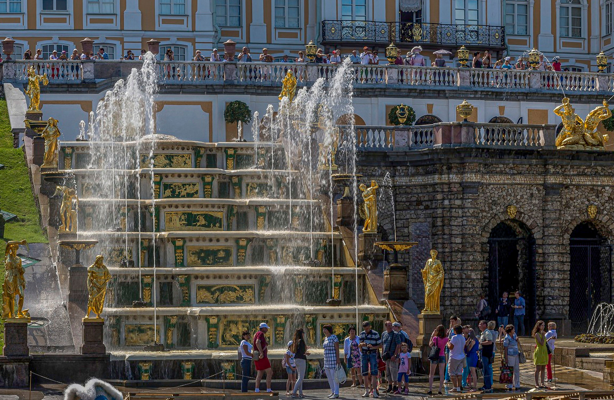 Петергоф. Фонтан Большой каскад