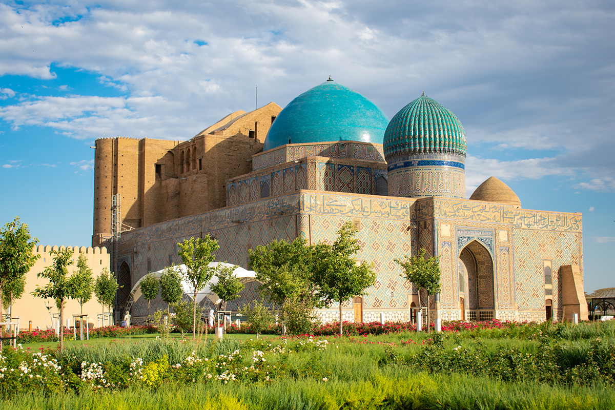 Туркестан. Мавзолей Ходжи Ахмеда Ясави.