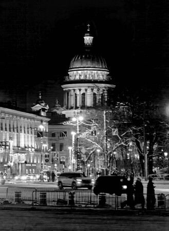 Исаакиевский собор. Вид с Дворцовой площади.