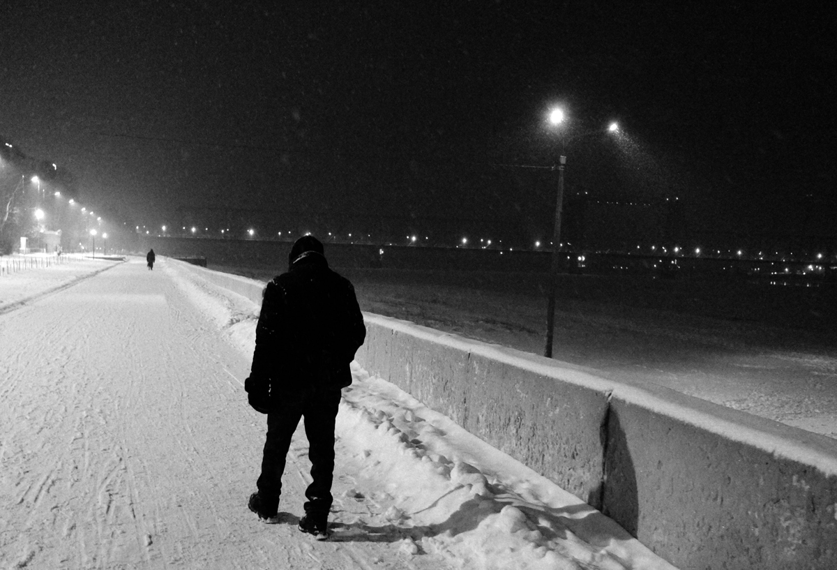 На набережной Архангельска