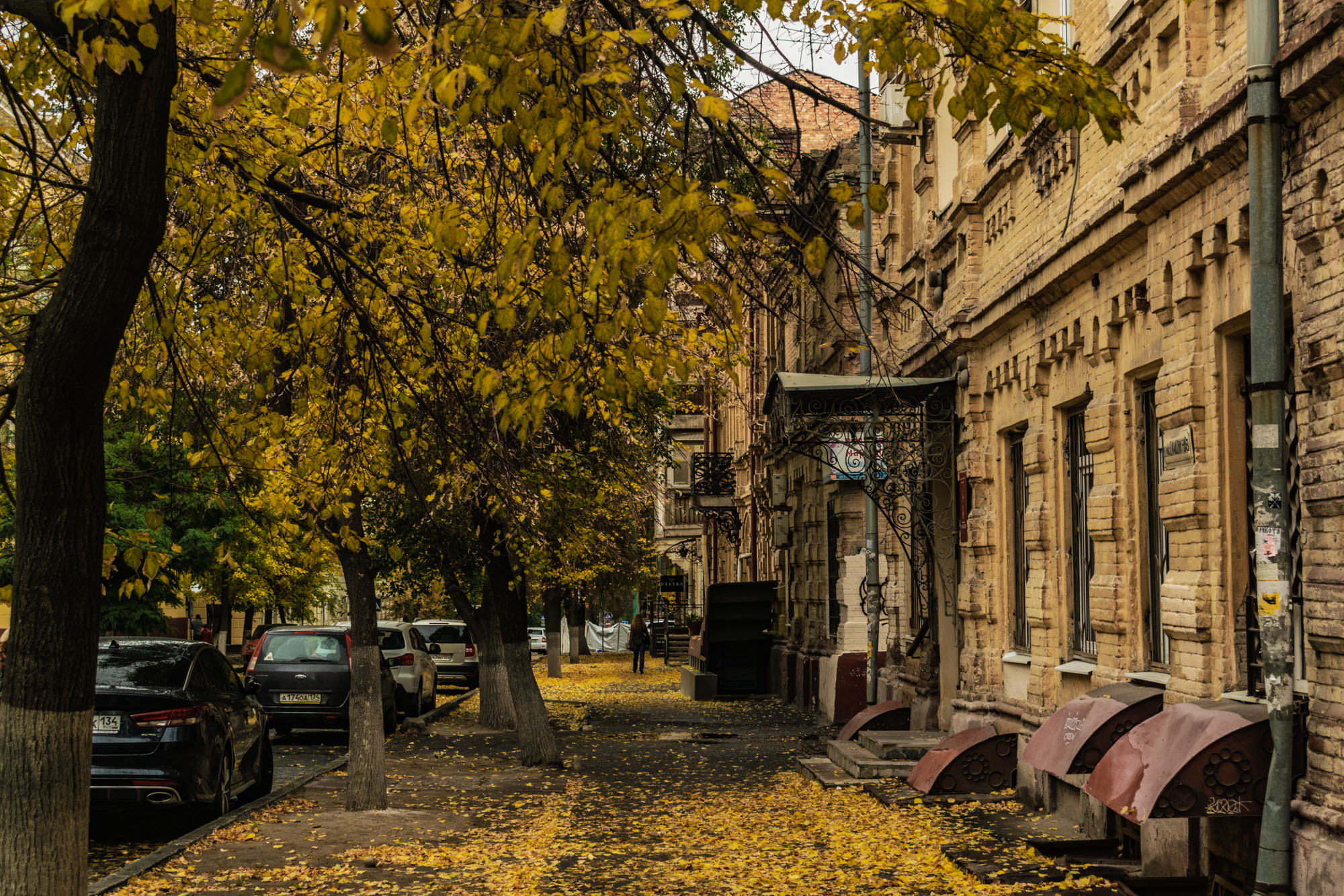 Осень на улице Ленина