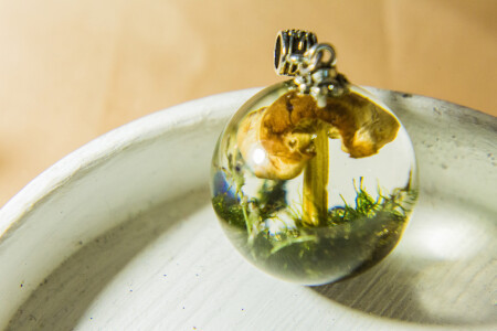 Кулон с грибом