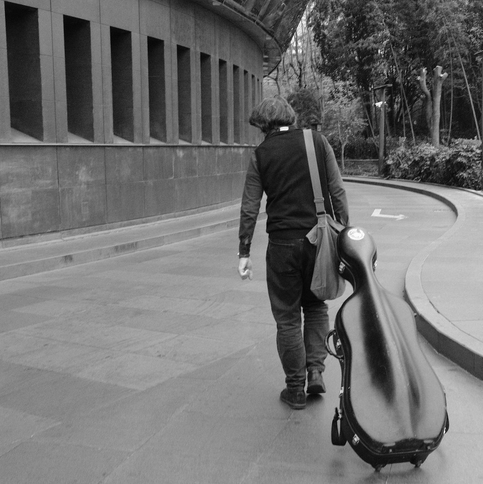 Виолончелист на гастролях