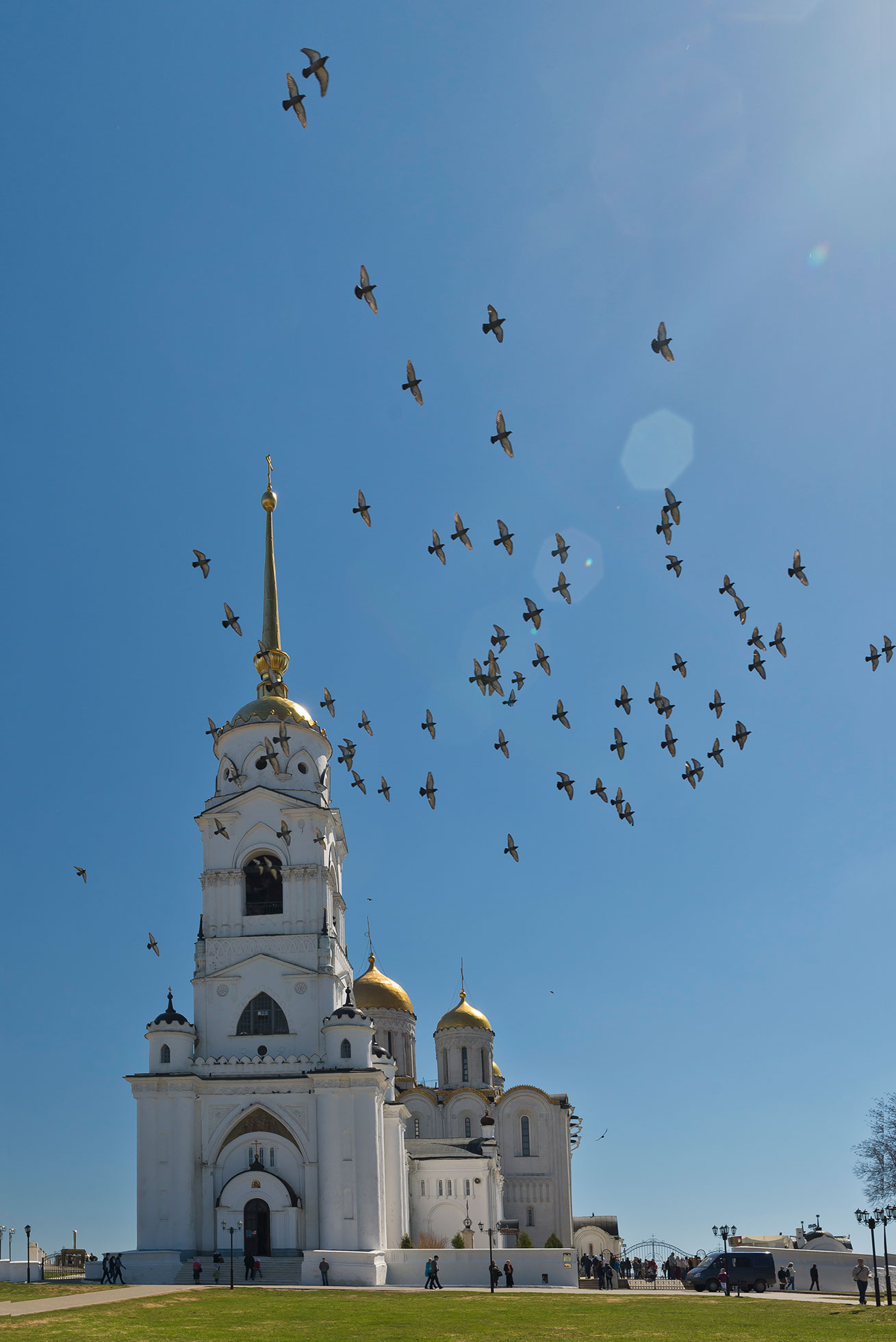 Собор и голуби