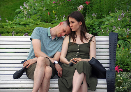 Притомился парень