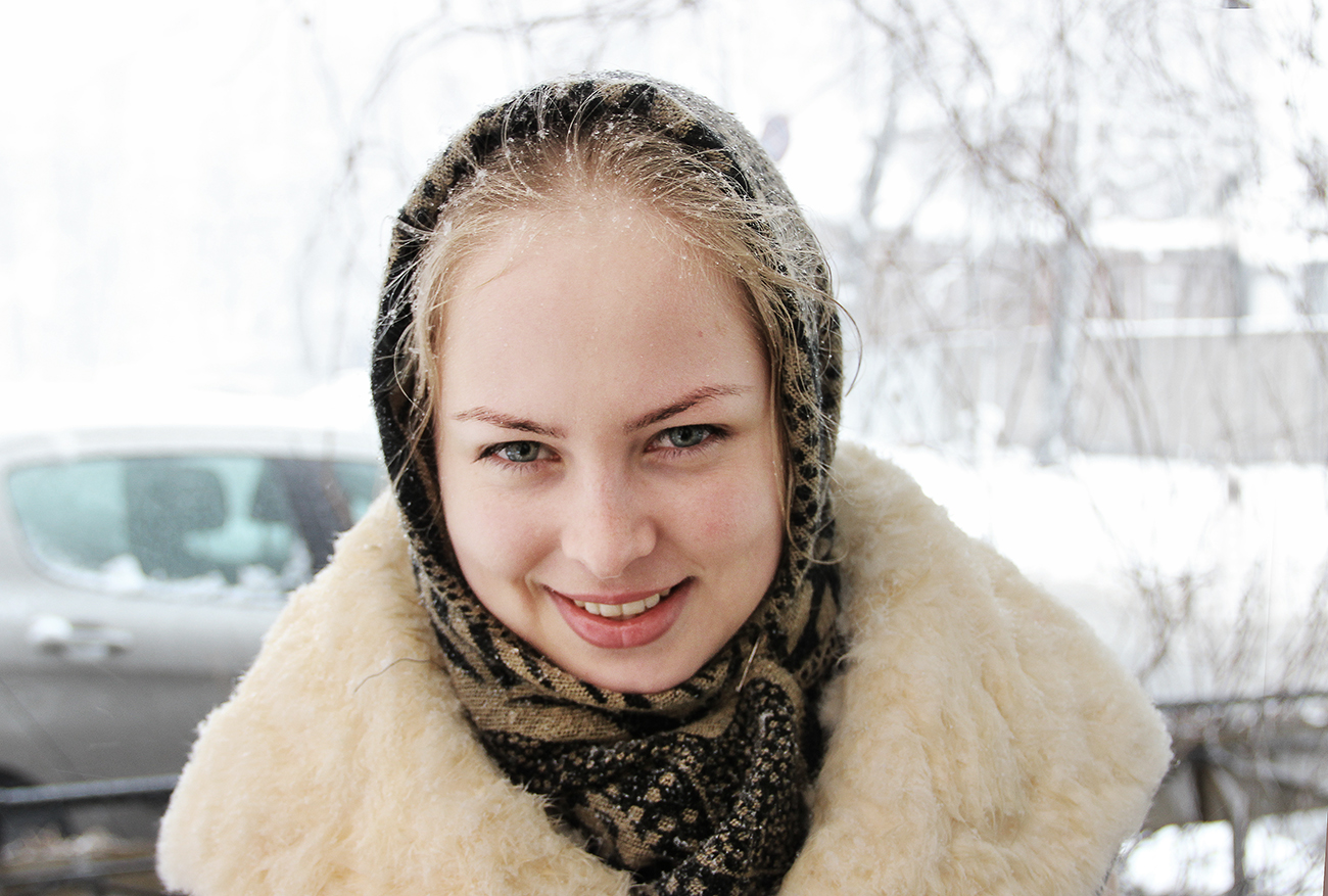 Практически Снегурочка...