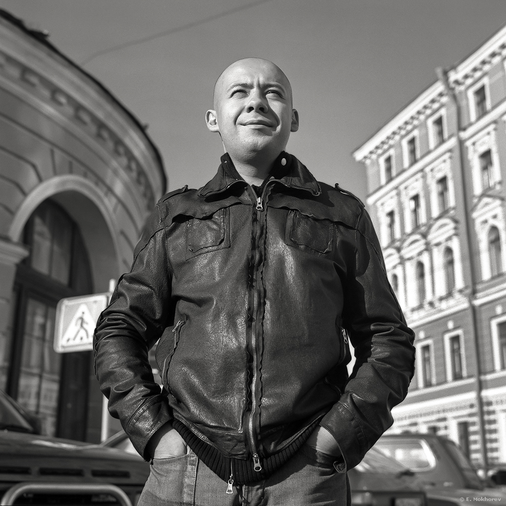 Режиссер Алексей Герман (мл). Набережная Мойки, С-Пб., 2005.