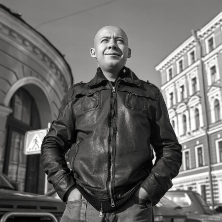 Режиссер Алексей Герман (мл). Набережная Мойки, С-Пб., 2005.