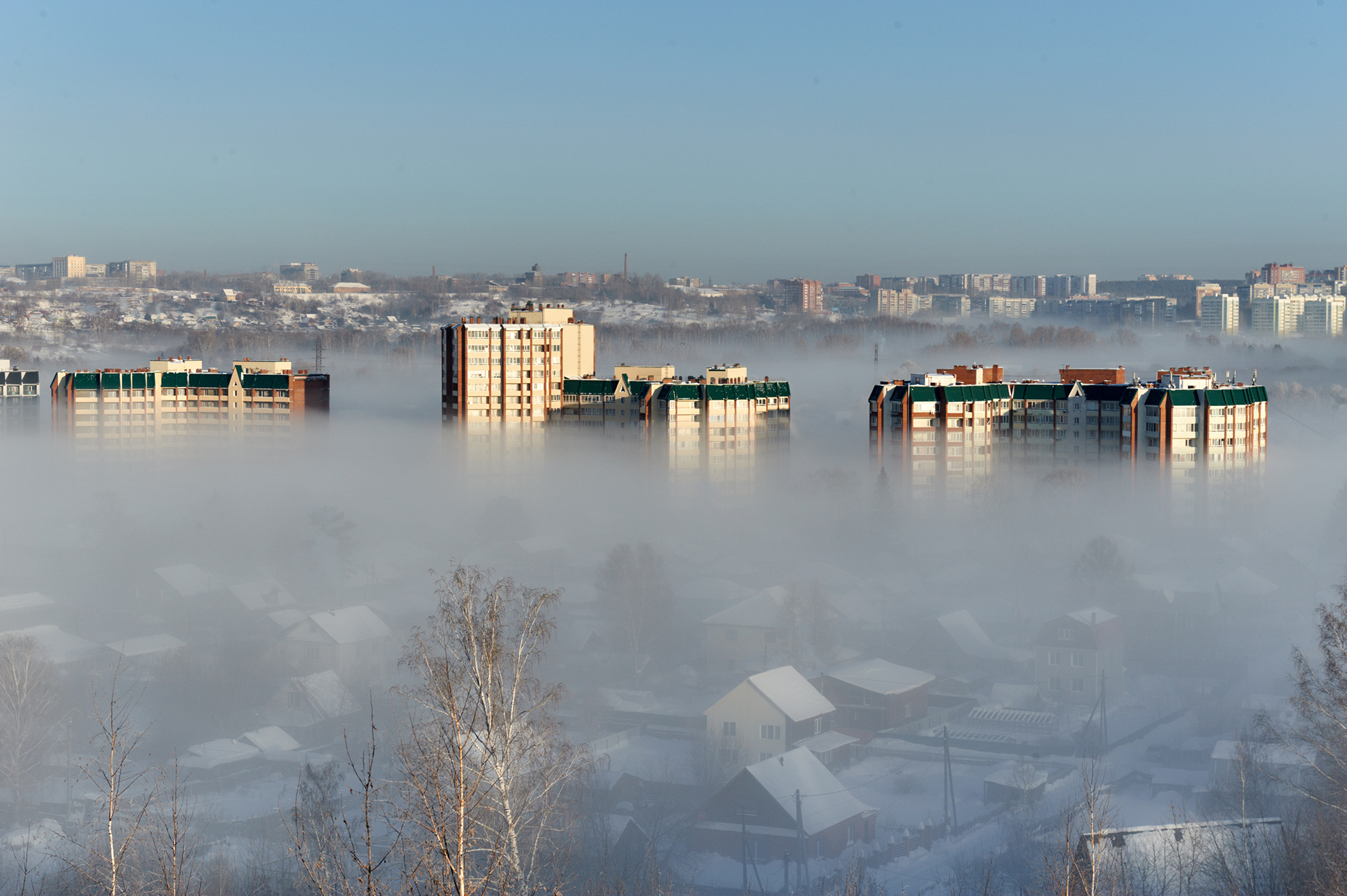 Озябший город