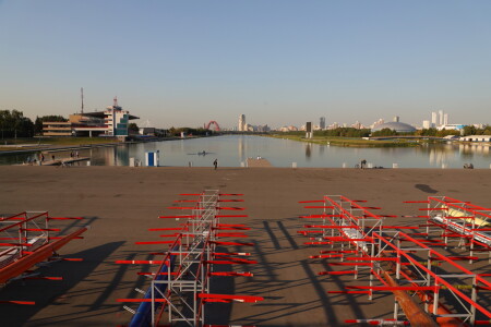 Москва. Гребной канал в Крылатском.
