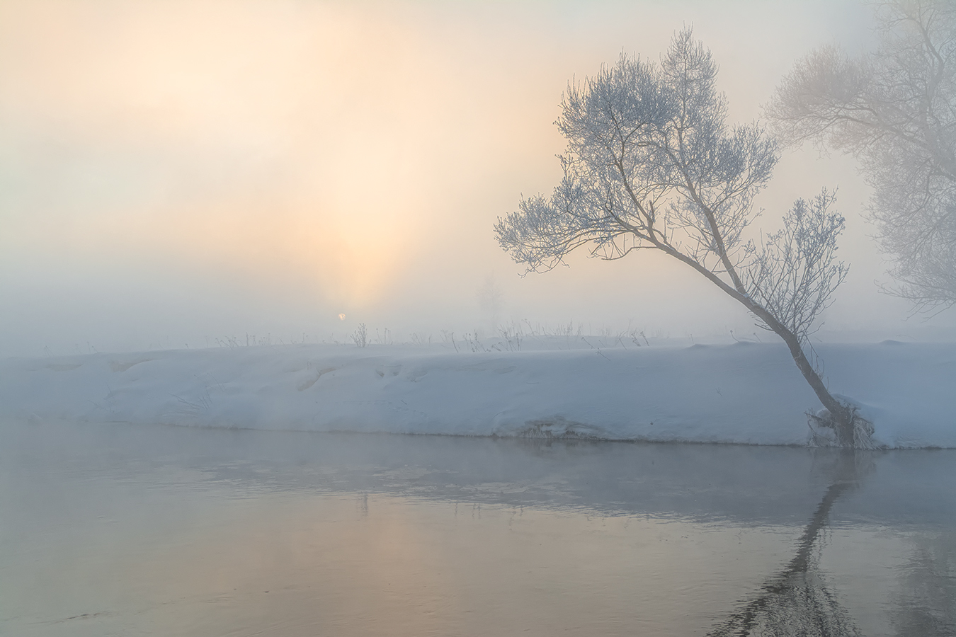 Морозный рассвет.