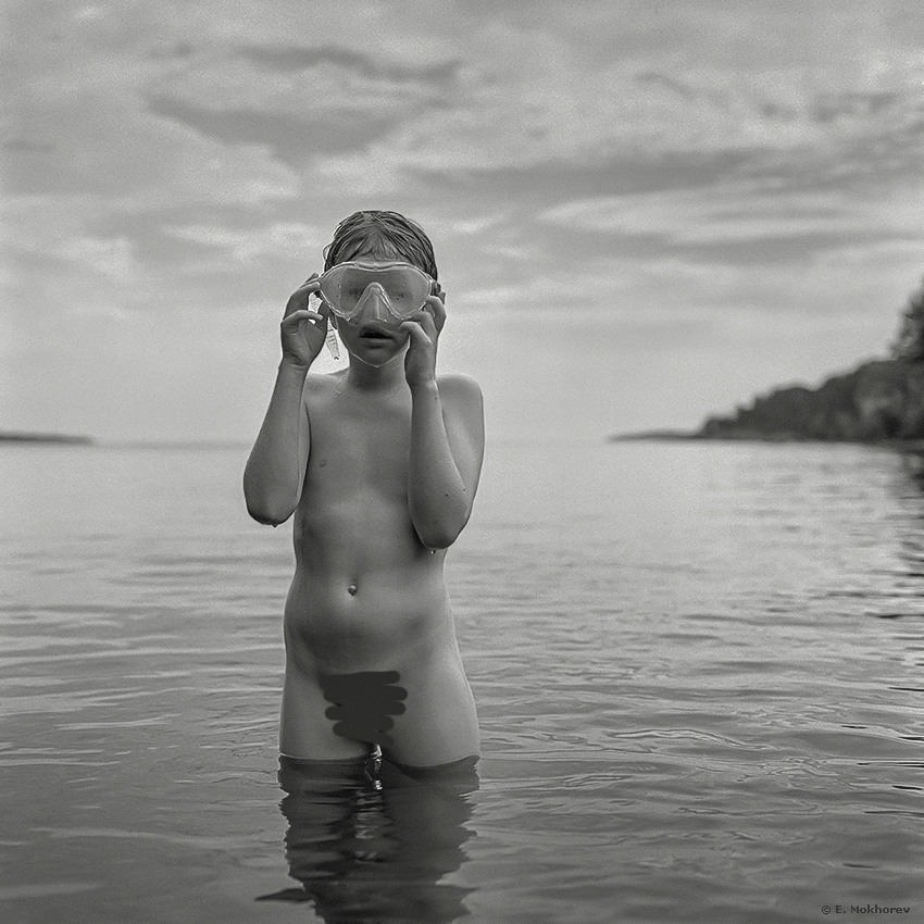 Джордж - ныряльщик. Ладога, 2013. 