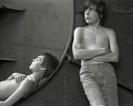 Саша и Костя. Кронштадт, 2002.
