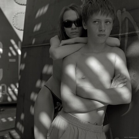 Роман и Настя. Кронштадт, 2005.