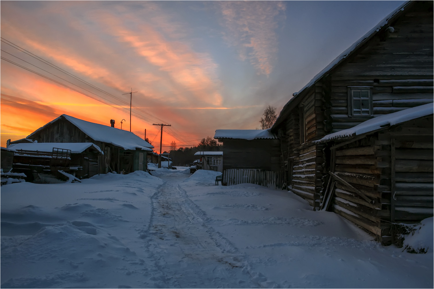 Деревенский пейзаж