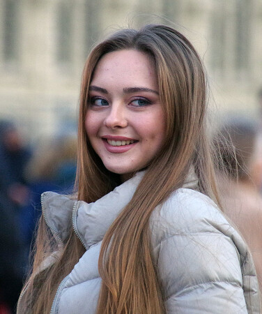 Улыбчивая москвичка