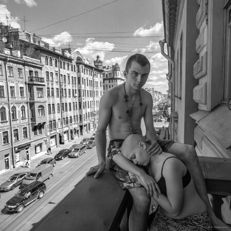 Кузя и Ира. Средний проспект, С-Пб., 2012.