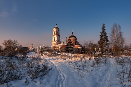 зимним вечером