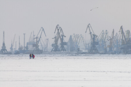 Море замерзло