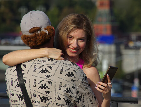 Улыбка фотографу