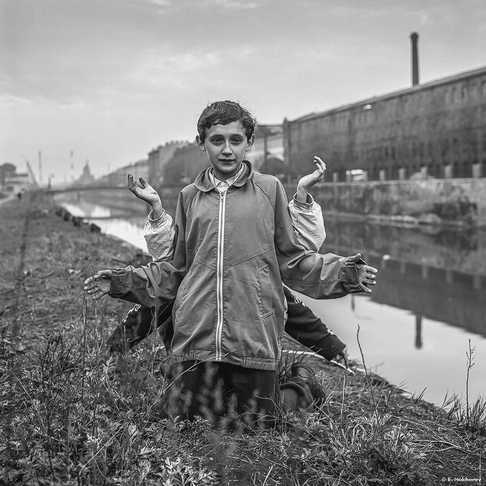 Шива. Обводный канал, С-Пб., май 1999.