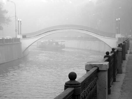 Утро на реке Яузе.