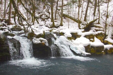 Март на речке