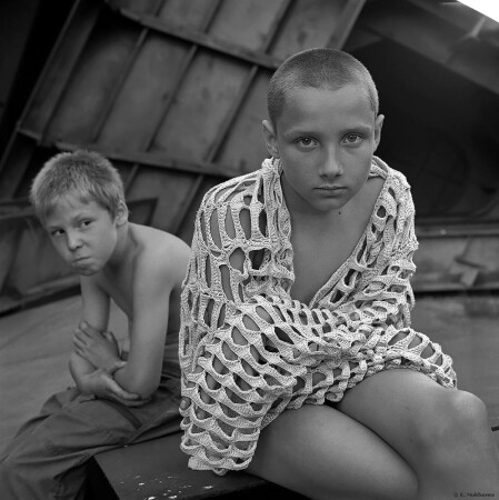 Валерий и Иван. Кронштадт, 2004.