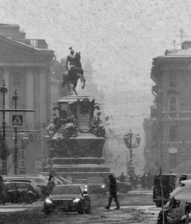 Первый снег.