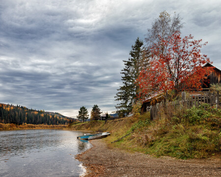 река Мана. село Урман