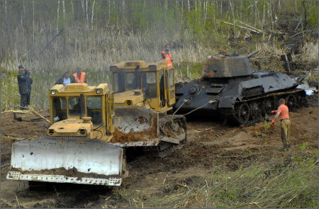 Т-34 из болота